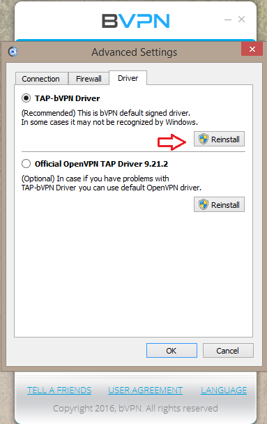 install tap driver windows 10