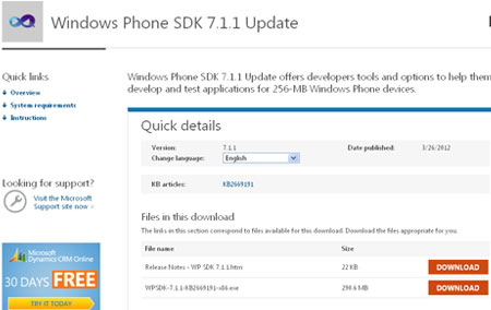 windows 7.1 sdk